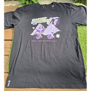 LRG Roots People Equipment Shirt Men XL Black Short Sleeve Rock Formation